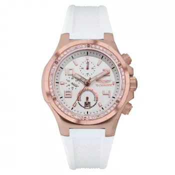 BOBROFF BF1002L25 Unisex Analog-Quarzuhr 43mm Edelstahlgehäuse Schwarzes Lederarmband