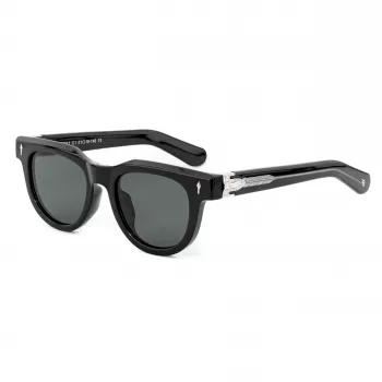 BOBROFF BFG0011-C1 Unisex Sonnenbrille - Klassischer Vollrand-Kunststoffrahmen mit UV400-Schutz