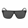 Bobroff BFG0032-S05P Herren-Sonnenbrille – Polarisiert, Schwarzer Rahmen, Graue Gläser, 143 mm