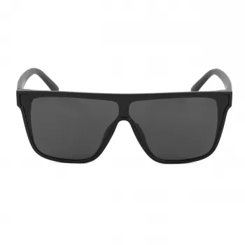 Bobroff BFG0032-S05P Herren-Sonnenbrille – Polarisiert, Schwarzer Rahmen, Graue Gläser, 143 mm