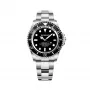 BOBROFF MAN BF0001J1 Analog-Quarzuhr 44mm schwarzes Zifferblatt Lederarmband