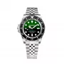 BOBROFF MAN BF0002iJ 42mm Analog-Quarzuhr Schwarzes Zifferblatt Schwarzes Lederarmband