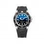BOBROFF MAN BF0003-BFSTN Analog-Quarzuhr 42mm blaues Zifferblatt braunes Lederarmband