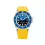 BOBROFF MAN BF0003baBFSTA Analog-Quarzuhr 44 mm schwarzes Zifferblatt Lederarmband