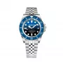 BOBROFF MAN BF0003baBFSTJ Analog-Quarzuhr 42mm schwarzes Zifferblatt Lederarmband