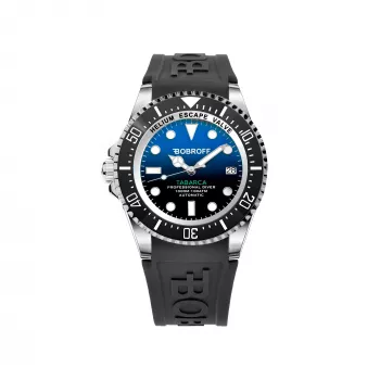 BOBROFF MAN BF0003i-BFSTN 44mm Herren Quarz Analog Edelstahl Uhr