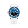 BOBROFF MAN BF0003ibaBF 42mm Quarz-Analog-Armbanduhr - Schwarzes Zifferblatt, Lederarmband