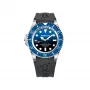 BOBROFF MAN BF0003ibaBFS 42mm Analog-Quarzuhr mit schwarzem Lederarmband
