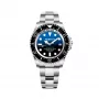 BOBROFF MAN BF0003J1 Analog-Quarzuhr 44mm schwarzes Zifferblatt Lederarmband