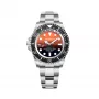 BOBROFF MAN BF0004i 42mm Analog-Quarzuhr Schwarzes Zifferblatt Lederarmband