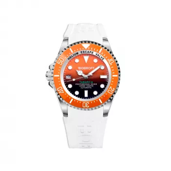 BOBROFF MAN BF0004ibnBF 42mm Analog-Quarzuhr Schwarzes Zifferblatt Lederarmband