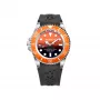 BOBROFF MAN BF0004ibnBFS Analog Quarz Uhr 42mm Edelstahl Schwarzes Zifferblatt Echtes Lederarmband