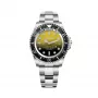 BOBROFF MAN BF0008 Analog-Quarzuhr 44mm Edelstahl Schwarzes Zifferblatt Lederarmband