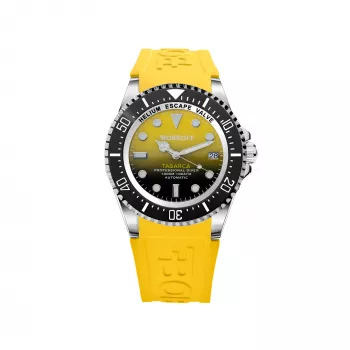BOBROFF MAN BF0008-BFSTA 44mm Quarz Analog Uhr Silber Edelstahl Milanese Mesh