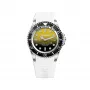 BOBROFF MAN BF0008-BFSTB Analog-Quarzuhr 44 mm Edelstahl schwarzes Leder