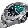 BOBROFF MAN BF002 Analog-Quarz-Armbanduhr 44mm Schwarzes Lederarmband