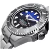 BOBROFF MAN BF003 Analog-Quarzuhr 44mm schwarzes Zifferblatt echtes Lederarmband
