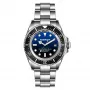 BOBROFF MAN BF003 Analog-Quarzuhr 44mm schwarzes Zifferblatt echtes Lederarmband