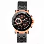 BOBROFF MAN BF1001M15M 44mm Analog Quarzuhr Schwarzes Zifferblatt Echtes Lederarmband