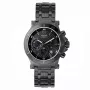 BOBROFF MAN BF1001M21M 44mm Herren Analog Quarzuhr Edelstahlgehäuse Schwarzes Zifferblatt Echtes Lederarmband