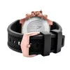 BOBROFF MAN BF1002M15 Analog-Quarzuhr 43mm schwarzes Zifferblatt Lederarmband