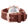 BOBROFF MAN BF1002M65 43mm Herren Quarz Analog Uhr Schwarzes Zifferblatt Silberfarbenes Edelstahlgehäuse Schwarzes Lederarmband