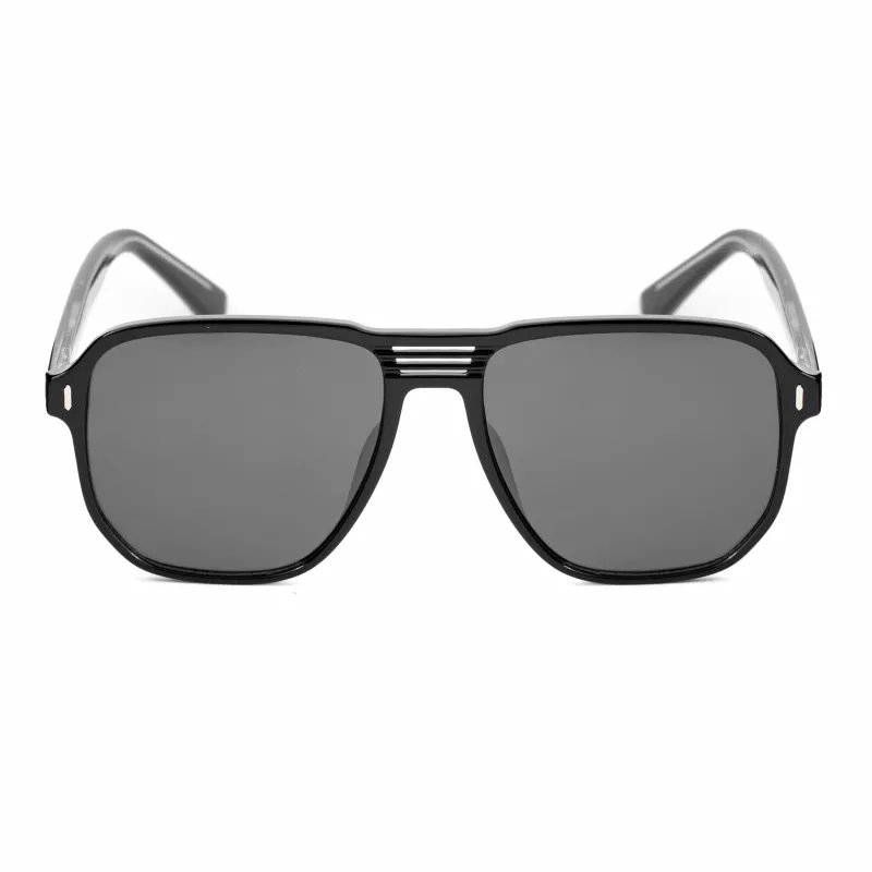 BOBROFF MAN BFG0003-C1 Sonnenbrille - UV400-Schutz, Polycarbonat-Gläser, 56 mm Glasbreite