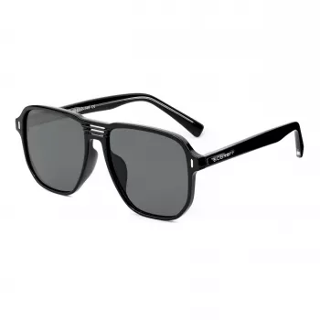 BOBROFF MAN BFG0003-C1 Sonnenbrille - UV400-Schutz, Polycarbonat-Gläser, 56 mm Glasbreite
