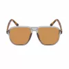 BOBROFF MAN BFG0003-C5 Rechteckige Sonnenbrille UV400 Polycarbonat-Glas 56/17/145 mm