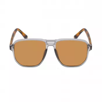 BOBROFF MAN BFG0003-C5 Rechteckige Sonnenbrille UV400 Polycarbonat-Glas 56/17/145 mm
