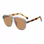 BOBROFF MAN BFG0003-C5 Rechteckige Sonnenbrille UV400 Polycarbonat-Glas 56/17/145 mm