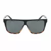 BOBROFF Herren-Sonnenbrille BFG0032-G11P, rechteckig, polarisiert - Schwarz/Grau