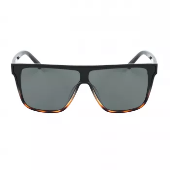 BOBROFF Herren-Sonnenbrille BFG0032-G11P, rechteckig, polarisiert - Schwarz/Grau