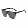 BOBROFF Herren-Sonnenbrille BFG0032-G11P, rechteckig, polarisiert - Schwarz/Grau
