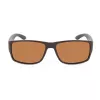BOBROFF Herren-Sonnenbrille BFG0031-C4P - Rechteckiger schwarzer Rahmen, UV400-Glas