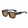 BOBROFF Herren-Sonnenbrille, rechteckig, BFG0021-C1 Schwarz/Grau UV400