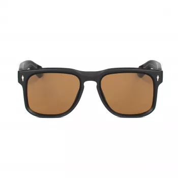 BOBROFF Herren-Sonnenbrille im Quadrat-Design BFG0016-C2 52mm Schwarz