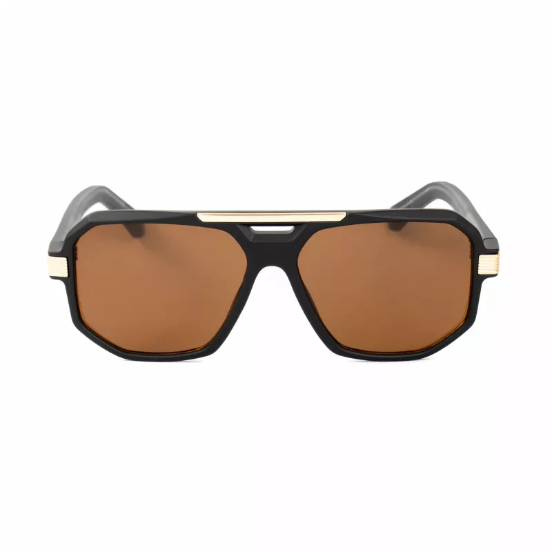 BOBROFF Herren-Sonnenbrille BFG0014-C2 Vollrand getönte Gläser UV400 56-16-143 mm