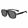 BOBROFF Herren-Sonnenbrille BFG0015-C1 - Schwarzer Acetatrahmen, graue Gläser, UV400 (58/15/143 mm)