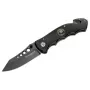 Boker Magnum USN Seals Messer 01MB856 Feststehendes taktisches Messer, 440A Edelstahl Clip Point Kombischliff, G-10 Griff, Kydex-Scheide, Schwarz