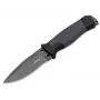 Böker Plus Outdoorsman Feststehendes Messer 440C Satin Drop Point G-10 Griff Kydex-Scheide