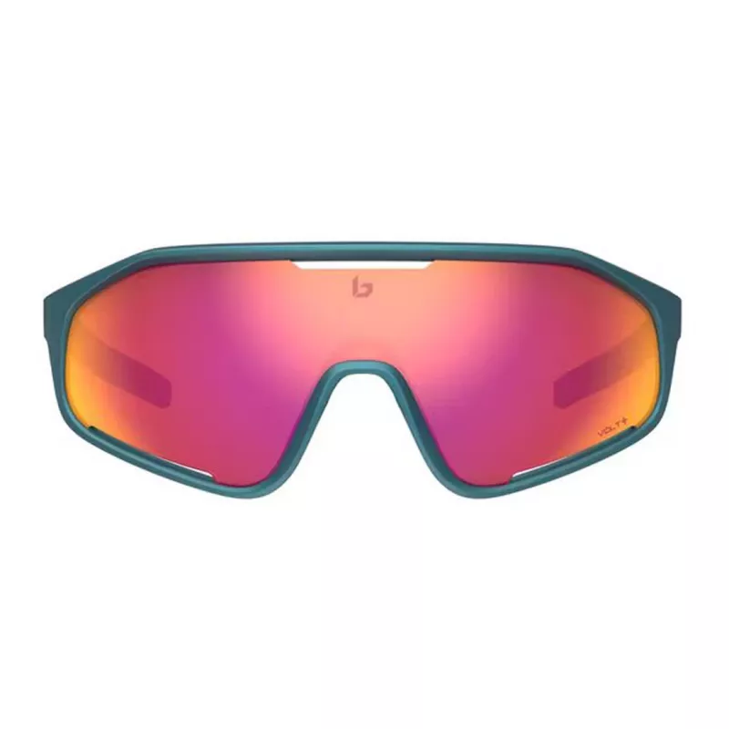 Bolle BS010009 Unisex Sportbrille - Schwarzer Nylonrahmen, graue Polycarbonatgläser, UV400-Schutz