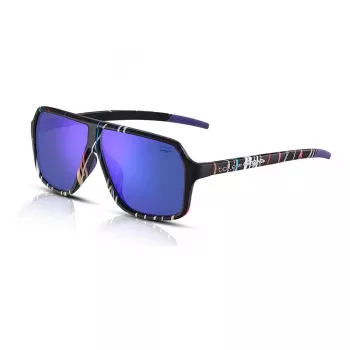 Bolle BS030008 Unisex Sonnenbrille - Matt Schwarzer Rahmen, Graue Gläser - 60/10/140 mm