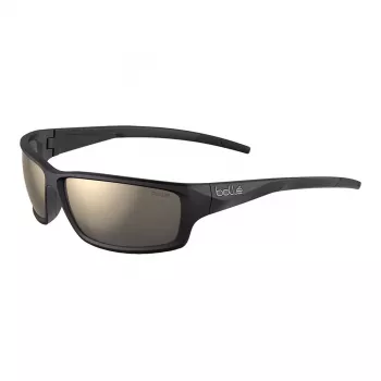 Bolle BS041007 Unisex Sportbrille - TNS Graue Gläser, Matt Schwarzer Rahmen