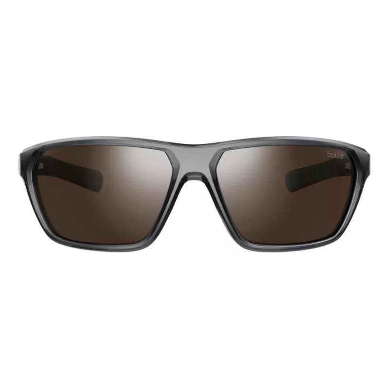 BOLLE BS045002-S Unisex Sportbrille - Matt Schwarzer Rahmen, Grau getönte Gläser, 63/15/130 mm