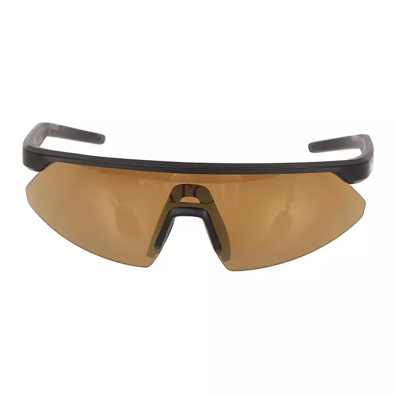 Bolle SP0080160999B Unisex Shield Sonnenbrille mit Volt+ Ruby Linse, Matt Schwarzer Rahmen