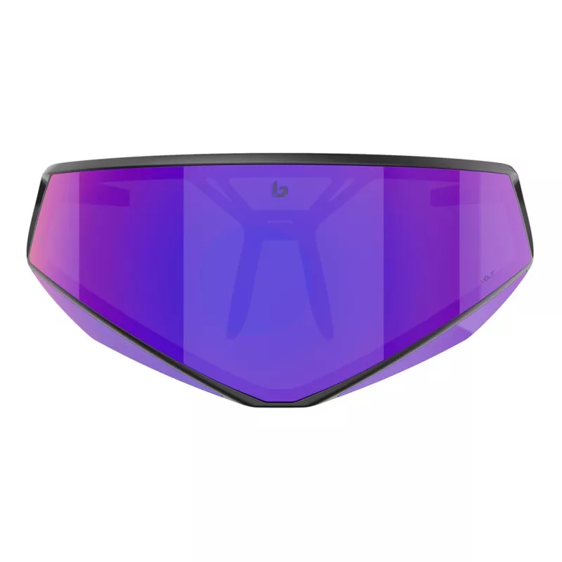 Bolle Unisex Sonnenbrille BS033002 - Matter schwarzer Rahmen, graue Gläser, 155 mm