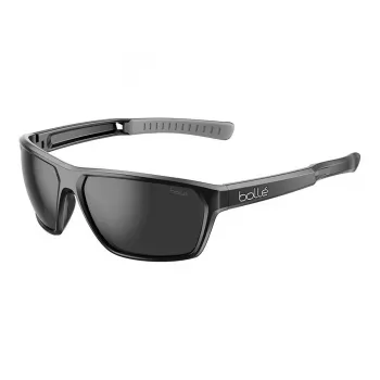 Bolle Unisex Sonnenbrille BS045005-S Matt Schwarz Graue Gläser 63/15/130 mm