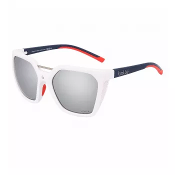 Bolle Damen BS048001 Sonnenbrille - Schwarzer Rahmen, Graue Gläser, 57 mm