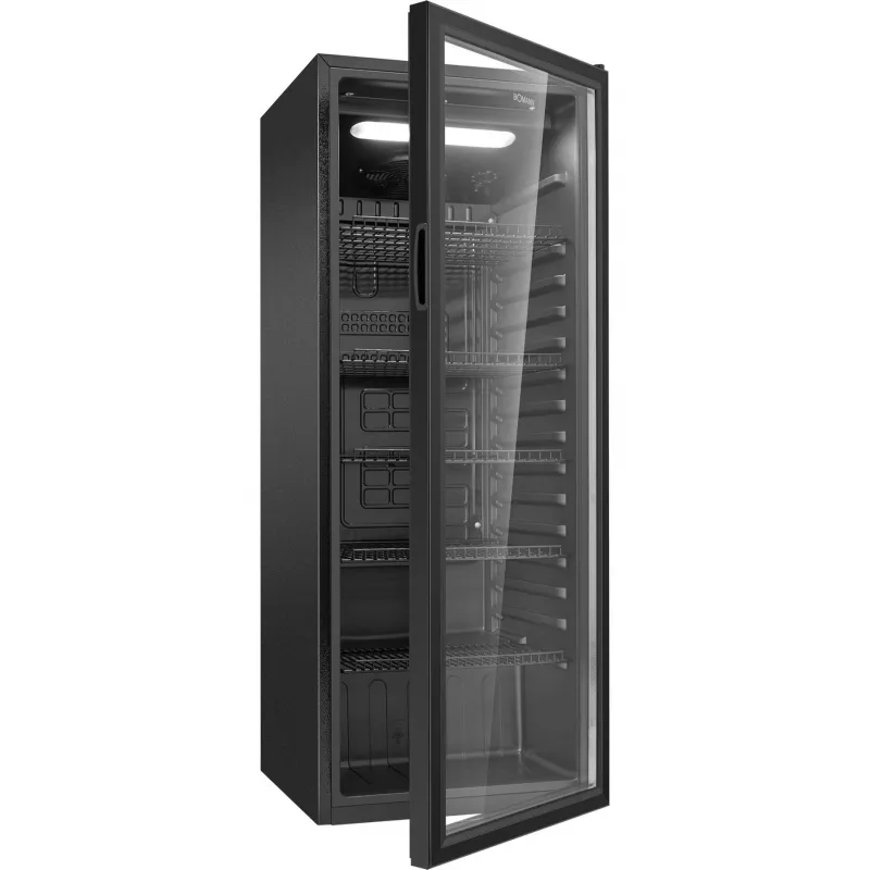 Bomann KSG 7292 Kühlschrank mit Glastür 143 cm Weiß